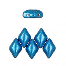 Matubo GemDuo Perlen 8x5mm ColorTrends saturated metallic Nebulas blue